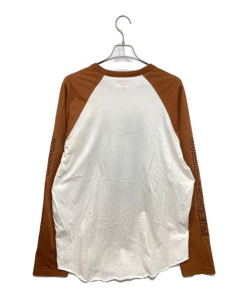 SUPREME（シュプリーム）SUPREME (シュプリーム) 22FW Demon Raglan L/S Top ホワイト×ブラウン サイズ:XLの古着・服飾アイテム