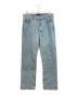 Vuja De（ヴジャデ）の古着「MILES RELAXED-FIT JEANS IN ICE BLUE デニムパンツ」｜ブルー