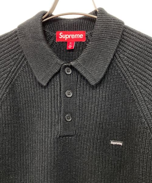 SUPREME（シュプリーム）SUPREME (シュプリーム) small box polo sweater ブラック サイズ:Ｍの古着・服飾アイテム