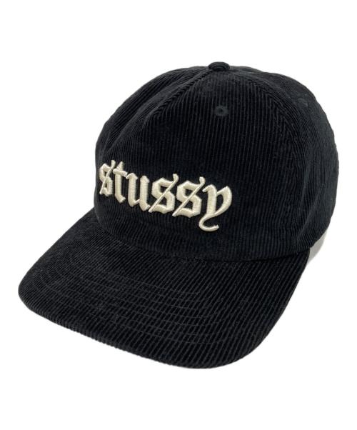 stussy（ステューシー）stussy (ステューシー) MID-DEPTH OLD ENGLISH SNAPBACK BLACK ブラックの古着・服飾アイテム