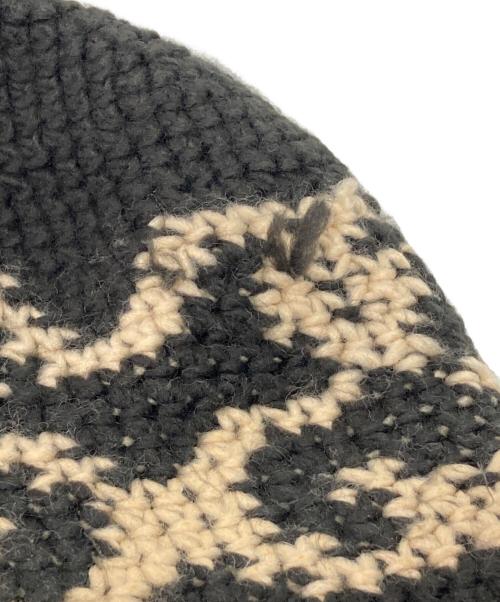 stussy（ステューシー）stussy (ステューシー) 22AW Ss Knit Bucket ハット ブラックの古着・服飾アイテム