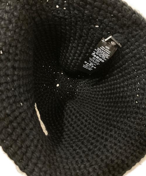 stussy（ステューシー）stussy (ステューシー) SS Link Knit Bucket ハット ブラックの古着・服飾アイテム