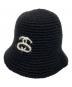 stussy（ステューシー）の古着「SS Link Knit Bucket ハット」｜ブラック