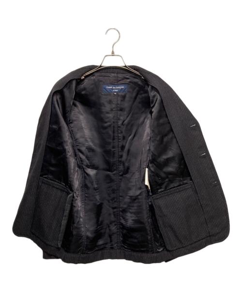 COMME des GARCONS HOMME（コムデギャルソン オム）COMME des GARCONS HOMME (コムデギャルソン オム) 3Bストライプジャケット ネイビー サイズ:Mの古着・服飾アイテム