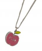 Christian Diorクリスチャン ディオール）の古着「アップル CDロゴネックレス」｜ピンク