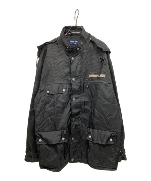 POLO SPORT（ポロスポーツ）POLO SPORT (ポロスポーツ) モーターサイクルジャケット ブラック サイズ:Lの古着・服飾アイテム
