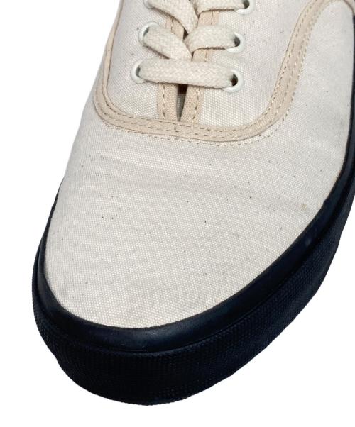 reproduction of found（リプロダクションオブファウンド）reproduction of found (リプロダクションオブファウンド) SHIPS (シップス) 別注 US NAVY SHOES/ミリタリーデッキシューズ ベージュ サイズ:44の古着・服飾アイテム