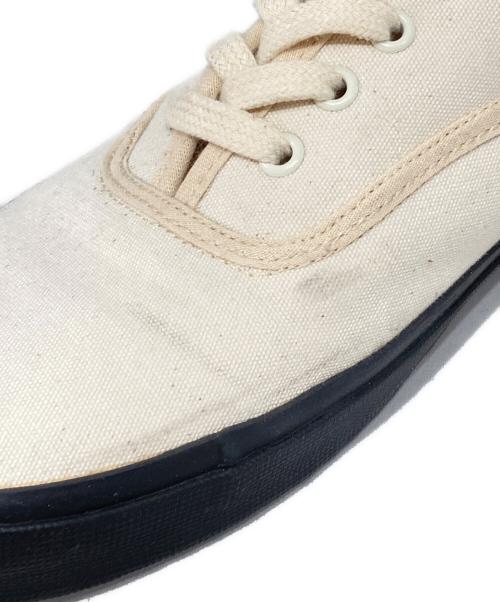 reproduction of found（リプロダクションオブファウンド）reproduction of found (リプロダクションオブファウンド) SHIPS (シップス) 別注 US NAVY SHOES/ミリタリーデッキシューズ ベージュ サイズ:44の古着・服飾アイテム