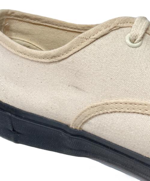 reproduction of found（リプロダクションオブファウンド）reproduction of found (リプロダクションオブファウンド) SHIPS (シップス) 別注 US NAVY SHOES/ミリタリーデッキシューズ ベージュ サイズ:44の古着・服飾アイテム