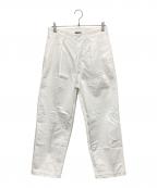 YLEVEイレーヴ）の古着「オーガニックコットン2タックチノ」｜ホワイト