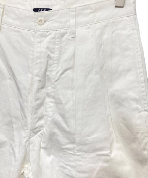 YLEVE（イレーヴ）YLEVE (イレーヴ) オーガニックコットン2タックチノ ホワイト サイズ:3の古着・服飾アイテム