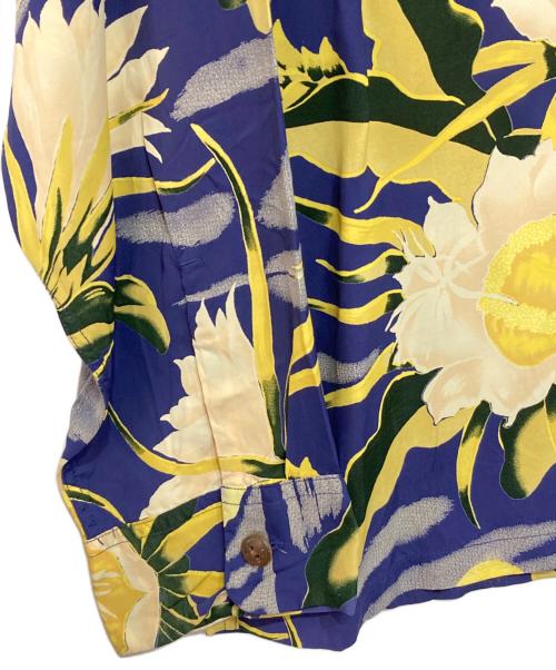 Sun Surf（サンサーフ）Sun Surf (サンサーフ) オープンカラーアロハシャツ ブルー サイズ:Ｍの古着・服飾アイテム