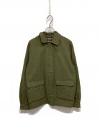 Burberry'sバーバリー）の古着「ウールスイングトップ」｜カーキ