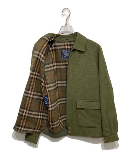 Burberry's（バーバリー）Burberry's (バーバリーズ) ウールスイングトップ カーキ サイズ:-の古着・服飾アイテム