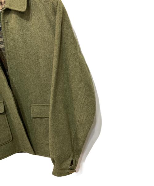 Burberry's（バーバリー）Burberry's (バーバリーズ) ウールスイングトップ カーキ サイズ:-の古着・服飾アイテム