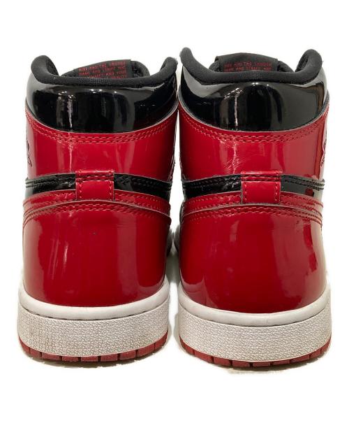 NIKE（ナイキ）NIKE (ナイキ) Air Jordan 1 High OG ハイカットスニーカー Patent Bred サイズ:25.5cmの古着・服飾アイテム