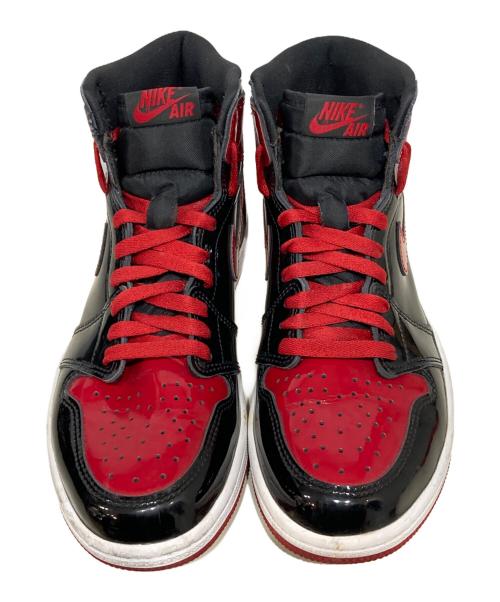NIKE（ナイキ）NIKE (ナイキ) Air Jordan 1 High OG ハイカットスニーカー Patent Bred サイズ:25.5cmの古着・服飾アイテム