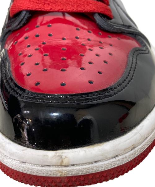 NIKE（ナイキ）NIKE (ナイキ) Air Jordan 1 High OG ハイカットスニーカー Patent Bred サイズ:25.5cmの古着・服飾アイテム