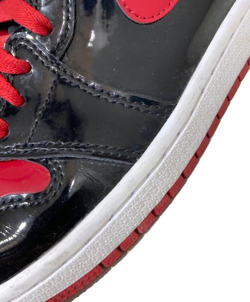 NIKE（ナイキ）NIKE (ナイキ) Air Jordan 1 High OG ハイカットスニーカー Patent Bred サイズ:25.5cmの古着・服飾アイテム