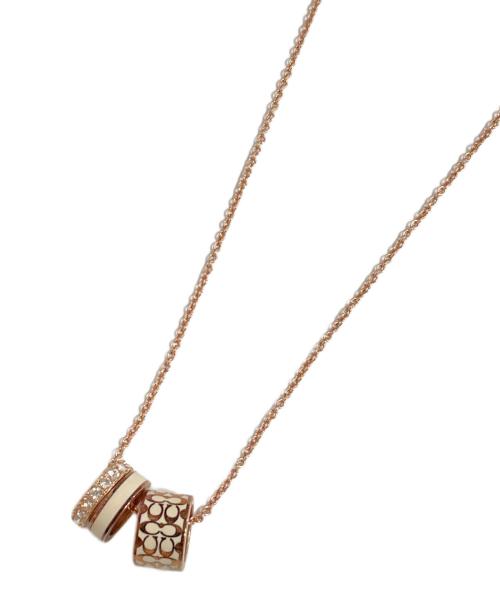 COACH（コーチ）COACH (コーチ) シグネチャーネックレス ゴールドカラーの古着・服飾アイテム