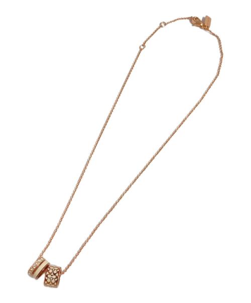 COACH（コーチ）COACH (コーチ) シグネチャーネックレス ゴールドカラーの古着・服飾アイテム