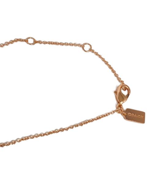 COACH（コーチ）COACH (コーチ) シグネチャーネックレス ゴールドカラーの古着・服飾アイテム
