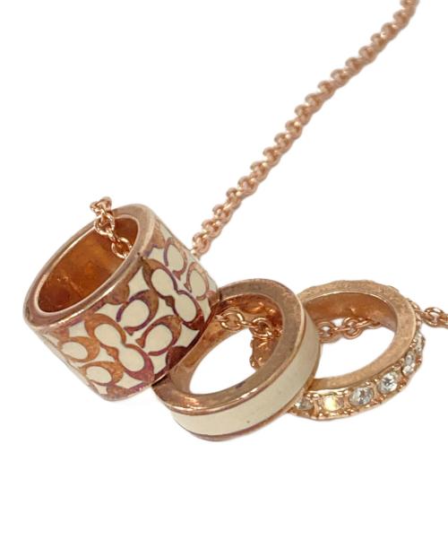 COACH（コーチ）COACH (コーチ) シグネチャーネックレス ゴールドカラーの古着・服飾アイテム