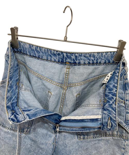 Avavav（アヴァヴァヴ）Avavav (アヴァヴァヴ) AZURE ベルテッドデニムショーツ ブルー サイズ:Sの古着・服飾アイテム