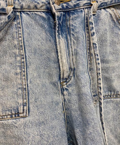 Avavav（アヴァヴァヴ）Avavav (アヴァヴァヴ) AZURE ベルテッドデニムショーツ ブルー サイズ:Sの古着・服飾アイテム