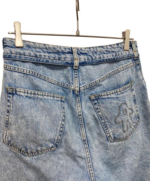 Avavav（アヴァヴァヴ）Avavav (アヴァヴァヴ) AZURE ベルテッドデニムショーツ ブルー サイズ:Sの古着・服飾アイテム