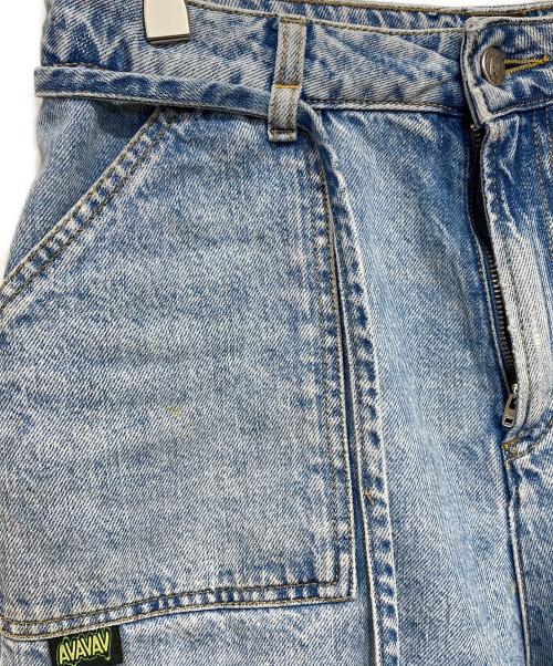 Avavav（アヴァヴァヴ）Avavav (アヴァヴァヴ) AZURE ベルテッドデニムショーツ ブルー サイズ:Sの古着・服飾アイテム