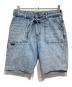 Avavav（アヴァヴァヴ）の古着「AZURE ベルテッドデニムショーツ」｜ブルー