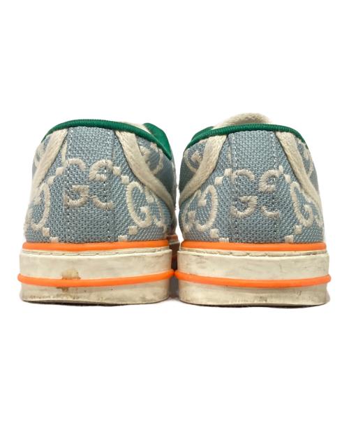 GUCCI（グッチ）GUCCI (グッチ) TENNIS 1977ローカットスニーカー ブルー サイズ:38の古着・服飾アイテム