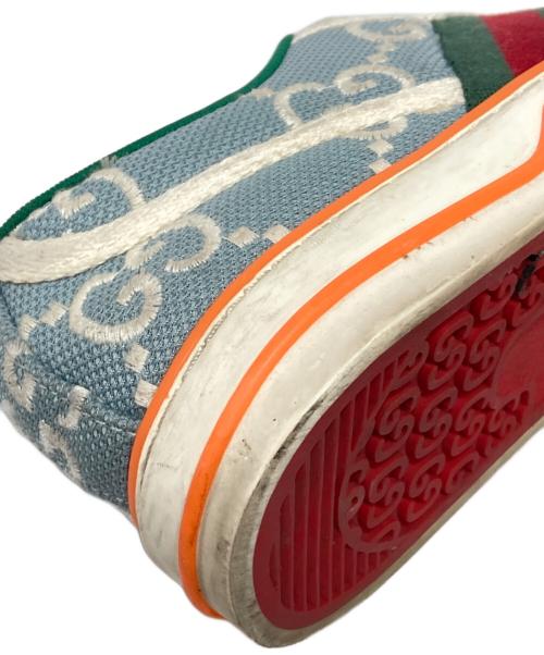 GUCCI（グッチ）GUCCI (グッチ) TENNIS 1977ローカットスニーカー ブルー サイズ:38の古着・服飾アイテム