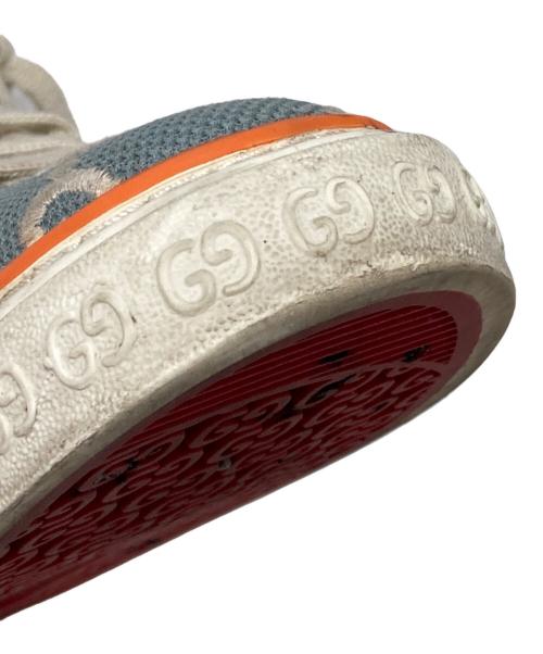 GUCCI（グッチ）GUCCI (グッチ) TENNIS 1977ローカットスニーカー ブルー サイズ:38の古着・服飾アイテム