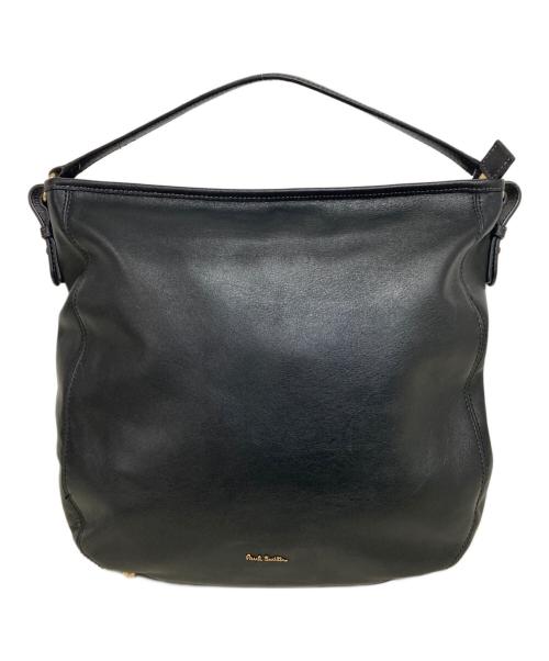 PAUL SMITH（ポールスミス）PAUL SMITH (ポールスミス) レザートートバッグ ブラックの古着・服飾アイテム