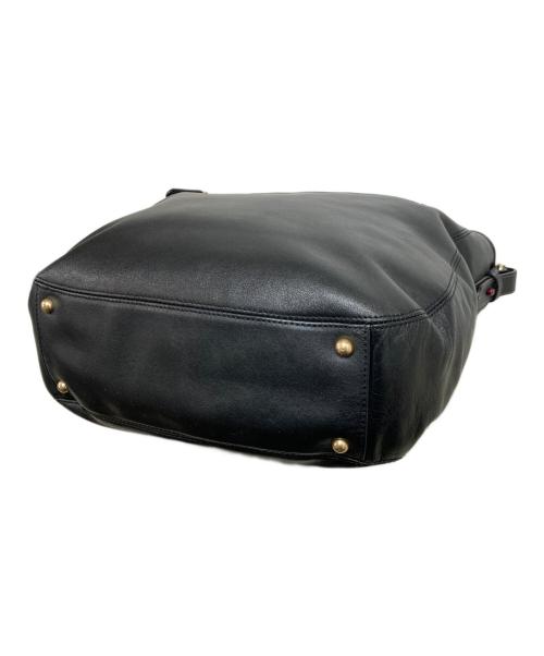 PAUL SMITH（ポールスミス）PAUL SMITH (ポールスミス) レザートートバッグ ブラックの古着・服飾アイテム