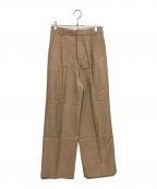 ESLOWエスロー）の古着「テーパードパンツ TAPERED PANTS」｜ブラウン