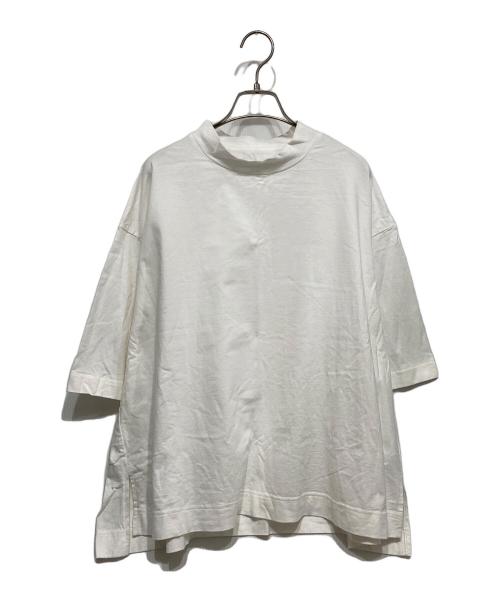 journal standard luxe（ジャーナルスタンダード ラックス）journal standard luxe (ジャーナルスタンダード ラックス) クラシックテンジク モックプルオーバー ホワイト サイズ:-の古着・服飾アイテム