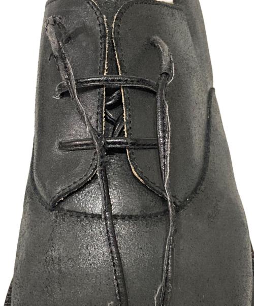 MM6 Maison Margiela（エムエムシックスメゾンマルジェラ）MM6 Maison Margiela (エムエムシックスメゾンマルジェラ) コーティング３ホールシューズ ブラック サイズ:40の古着・服飾アイテム