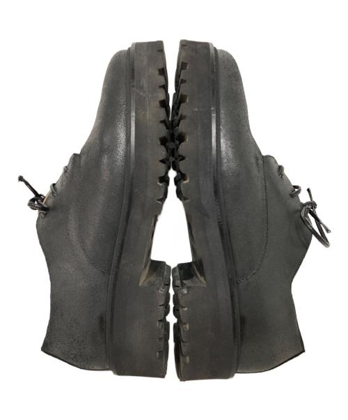 MM6 Maison Margiela（エムエムシックスメゾンマルジェラ）MM6 Maison Margiela (エムエムシックスメゾンマルジェラ) コーティング３ホールシューズ ブラック サイズ:40の古着・服飾アイテム