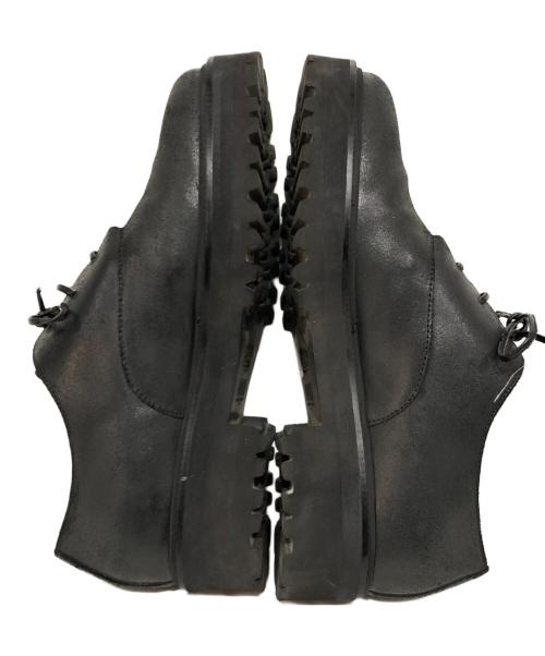 MM6 Maison Margiela（エムエムシックスメゾンマルジェラ）MM6 Maison Margiela (エムエムシックスメゾンマルジェラ) コーティング３ホールシューズ ブラック サイズ:40の古着・服飾アイテム