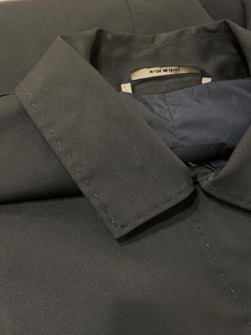 'S Max Mara（エスマックスマーラ）'S Max Mara (エスマックスマーラ) ベルテッドジップアップジャケット ネイビー サイズ:J36の古着・服飾アイテム