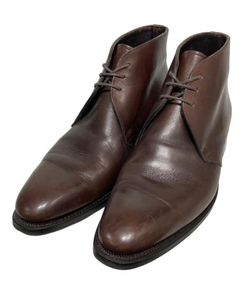 BARNEYS NEWYORK（バーニーズ・ニューヨーク）BARNEYS NEWYORK (バーニーズ・ニューヨーク) チャッカブーツ ブラウン サイズ:7の古着・服飾アイテム