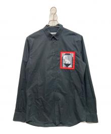 GIVENCHY（ジバンシィ）の古着「マリアバックプリントシャツ」｜ネイビー