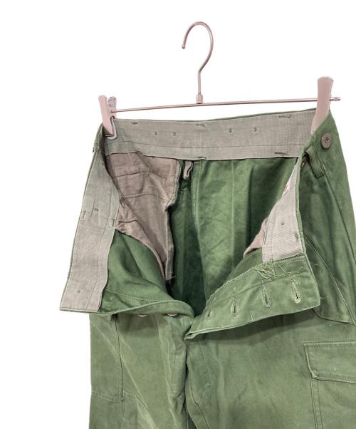 MILITARY（ミリタリー）MILITARY (ミリタリー) M-59 カーゴパンツ グリーン サイズ:記載なしの古着・服飾アイテム