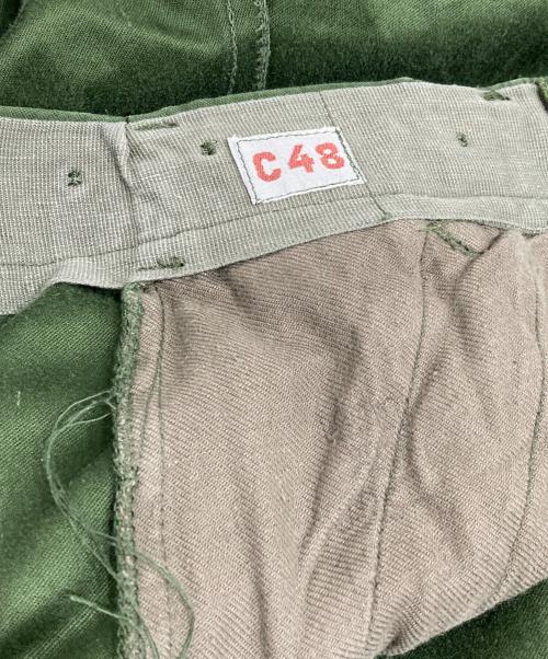 MILITARY（ミリタリー）MILITARY (ミリタリー) M-59 カーゴパンツ グリーン サイズ:記載なしの古着・服飾アイテム