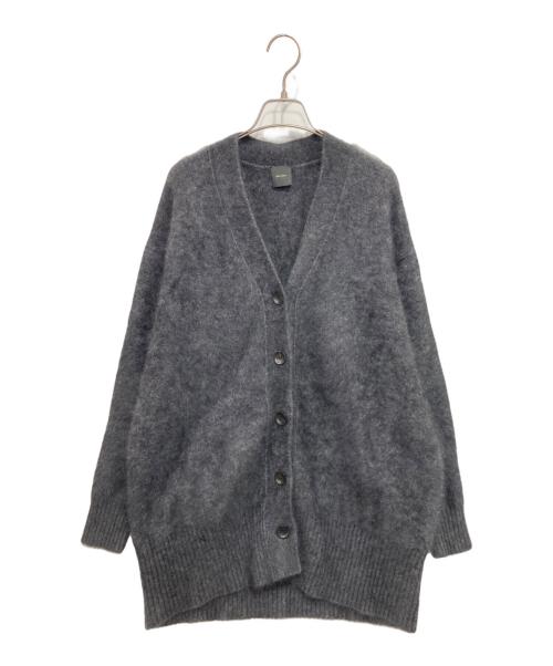Spick and Span（スピック＆スパン）Spick and Span (スピックアンドスパン) FURKNITワイドVカーディガン グレー サイズ:-の古着・服飾アイテム