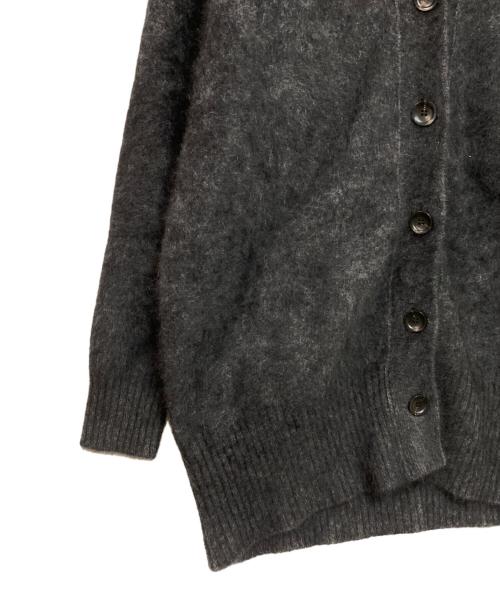 Spick and Span（スピック＆スパン）Spick and Span (スピックアンドスパン) FURKNITワイドVカーディガン グレー サイズ:-の古着・服飾アイテム