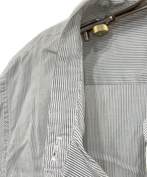 MARGARET HOWELL（マーガレットハウエル）MARGARET HOWELL (マーガレットハウエル) フェイバリットシャツ ホワイト×グレー サイズ:Ⅰの古着・服飾アイテム